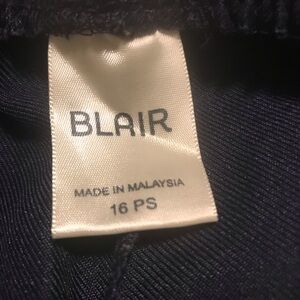 Blair womenswear blue slacks. Never worn. Size 16PS.